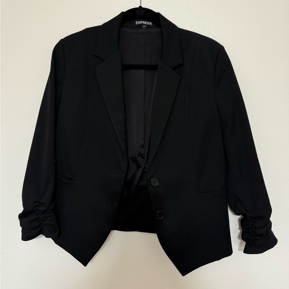 Express business casual black blazer jacket/suit top. Size 12